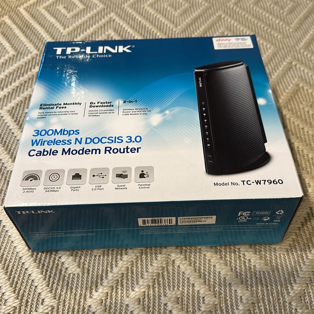 TP-LINK Wireless Cable Modem Router *new in box - Picture 4 of 4